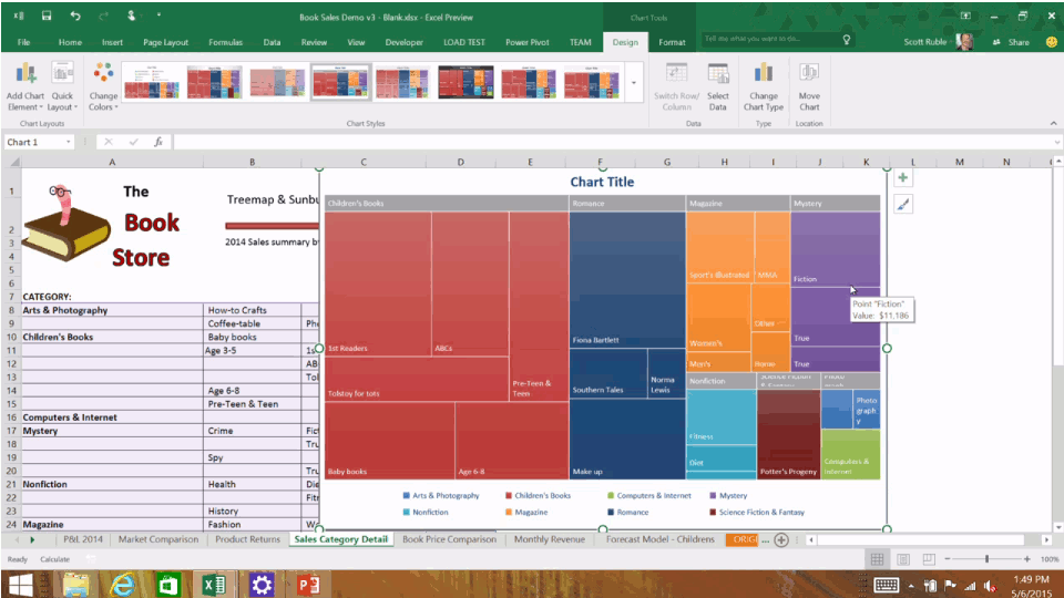 menu maken in excel